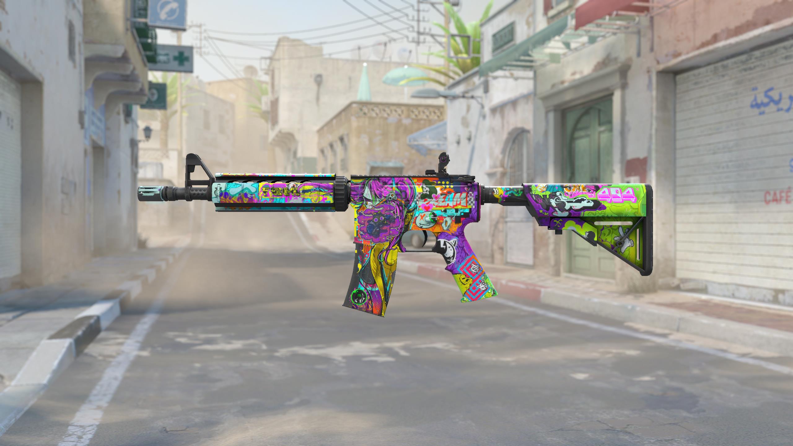 M4A4 | 活色生香 (久经沙场)