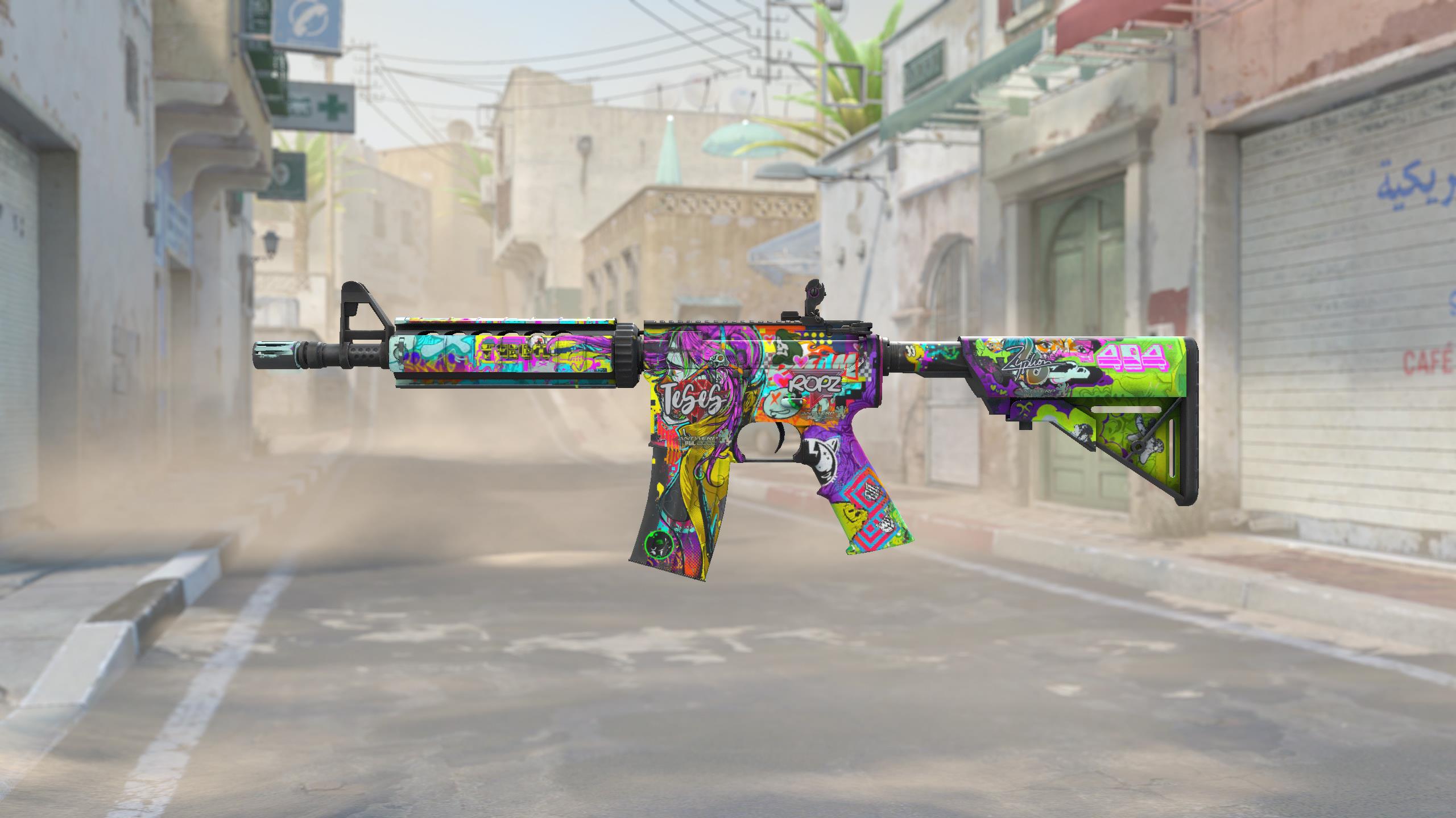 M4A4 | 活色生香 (久经沙场)