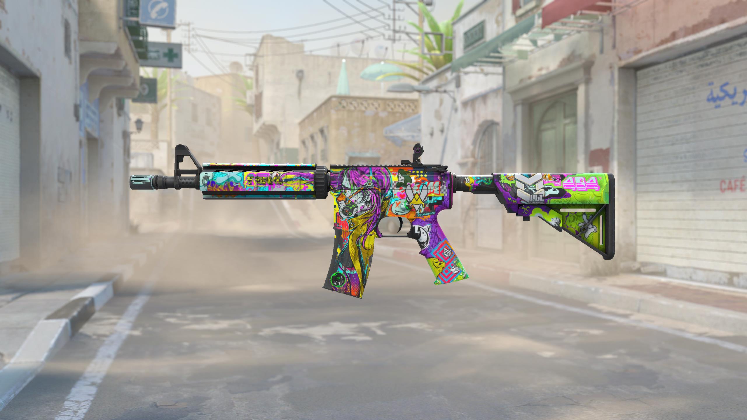 M4A4 | 活色生香 (久经沙场)