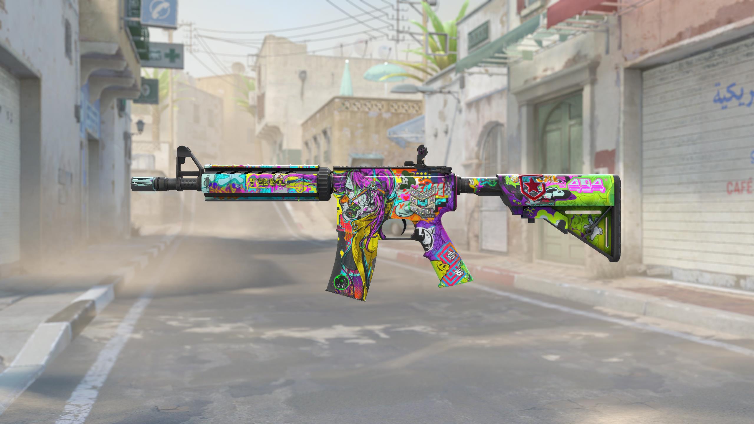 M4A4 | 活色生香 (久经沙场)